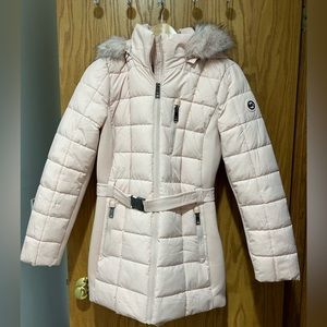Michael Kors blush puffer coat
